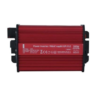 Spannungswandler 300W/12/230V + USB