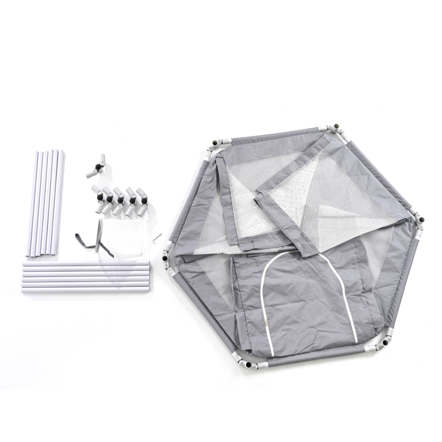 Spielplatz 120 cm grau