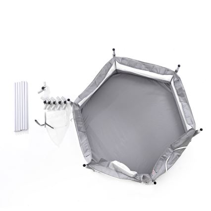 Spielplatz 120 cm grau