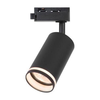 Spot für 1‑phasiges Schienensystem PIPE, 1xGU10/10W/230V, schwarz