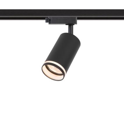 Spot für 1‑phasiges Schienensystem PIPE, 1xGU10/10W/230V, schwarz
