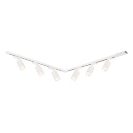 Spot für Schienensystem PIPE 6xGU10/10W/230V weiß