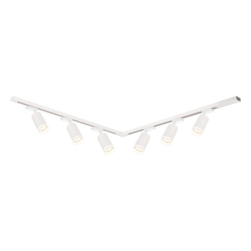 Spot für Schienensystem PIPE 6xGU10/10W/230V weiß