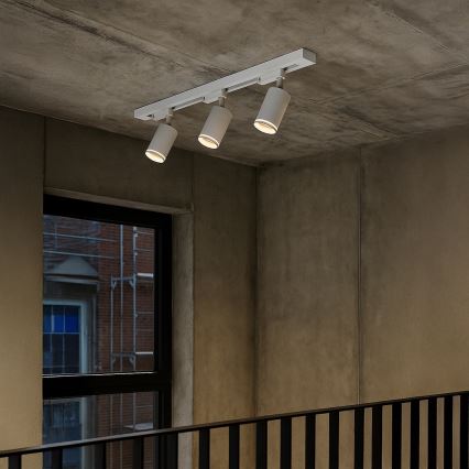 Spot im Schienensystem PIPE 3xGU10/10W/230V, weiß