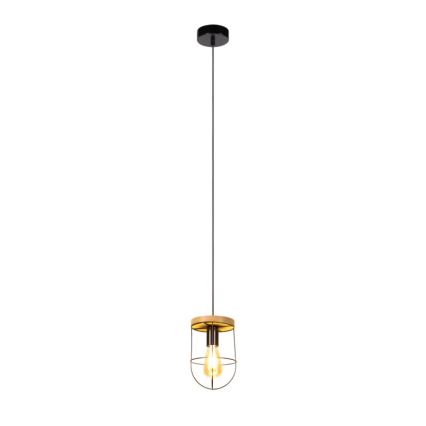 Hängeleuchte an Schnur NETUNO 1xE27/60W/230V Eiche – FSC-zertifiziert