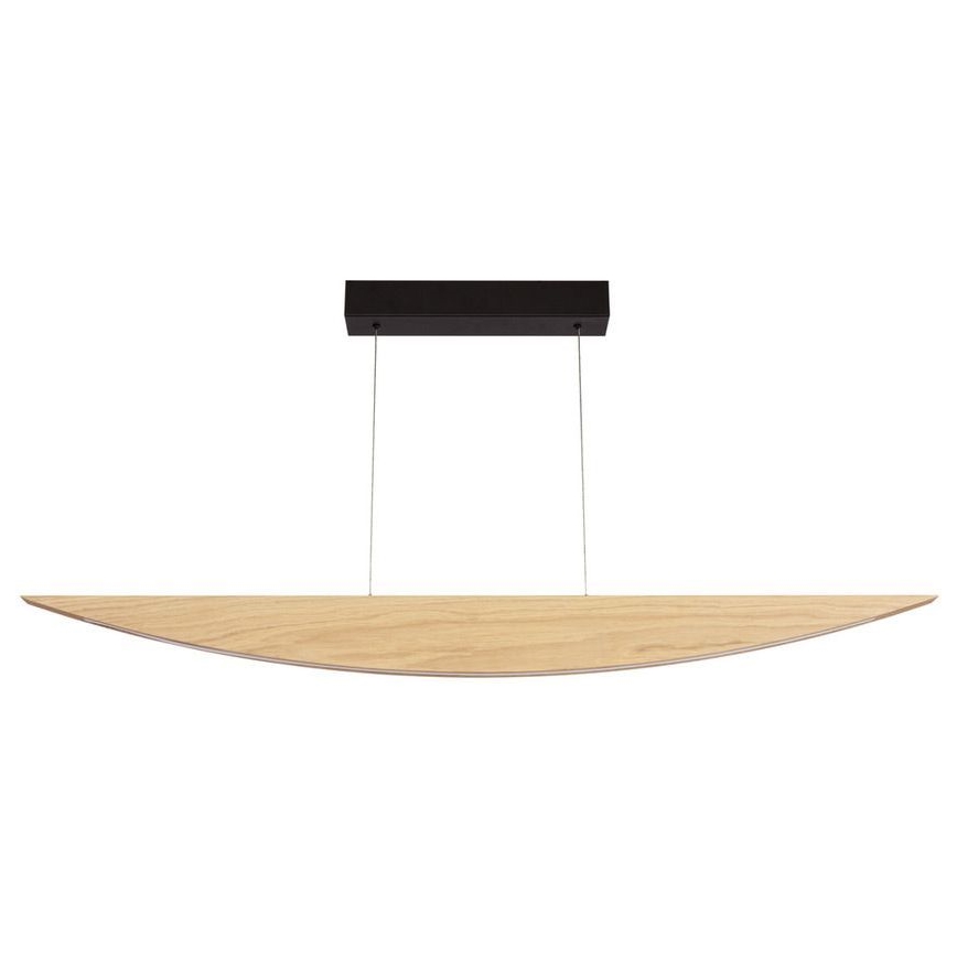 Dimmbare LED-Hängeleuchte an Schnur DUBAI LED/14W/230V Eiche – FSC-zertifiziert