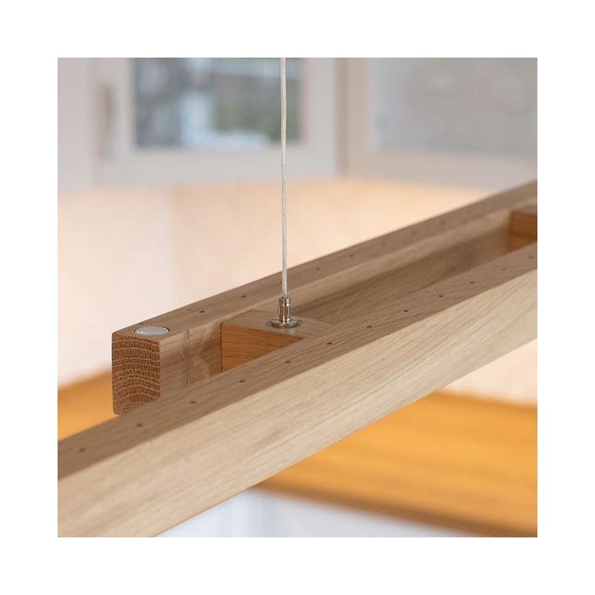 Dimmbare LED-Hängeleuchte SMAL 2xLED/22,5W/230V Eiche