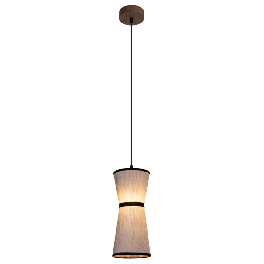Hängeleuchte an Schnur AMIGO 1xE27/25W/230V Eiche – FSC-zertifiziert