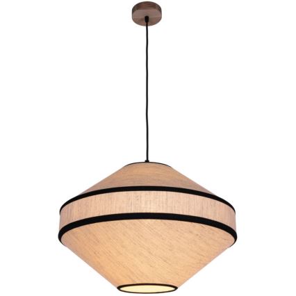 Hängeleuchte an Schnur AMIGO 1xE27/60W/230V Eiche – FSC-zertifiziert