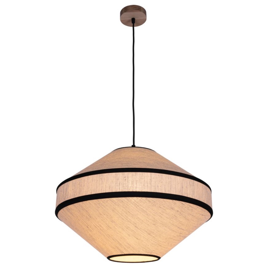 Hängeleuchte an Schnur AMIGO 1xE27/60W/230V Eiche – FSC-zertifiziert