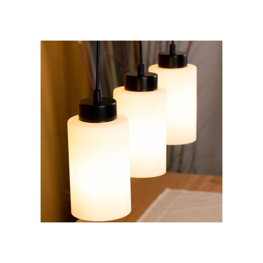 Schnur-Hängeleuchte BOSCO 3xE27/60W/230V – FSC-zertifiziert