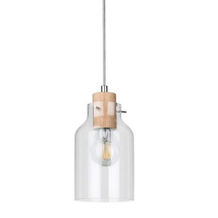 Hängeleuchte ALESSANDRO 1xE27/60W/230V Eiche