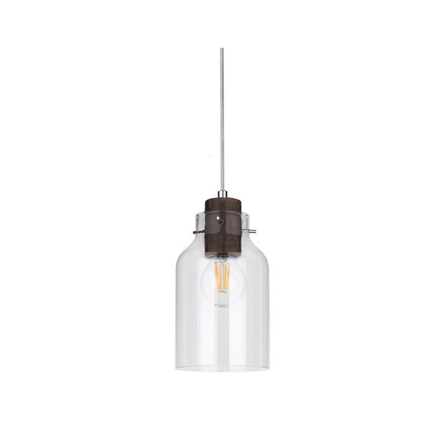 Hängeleuchte ALESSANDRO 1xE27/60W/230V Buche