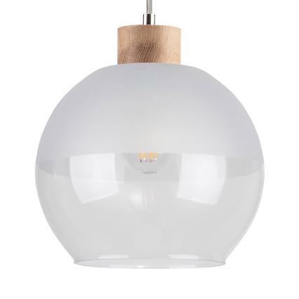 Hängeleuchte ALESSANDRO 1xE27/60W/230V Eiche