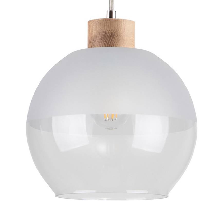 Hängeleuchte ALESSANDRO 1xE27/60W/230V Eiche