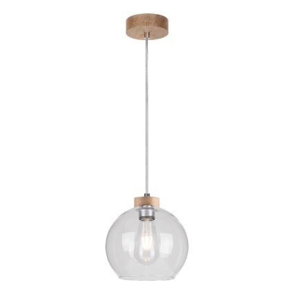 Hängeleuchte LAGUNA 1xE27/60W/230V Eiche