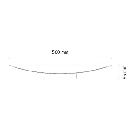 Dimmbare LED-Wandleuchte DUBAI LED/6,5W/230V Eiche