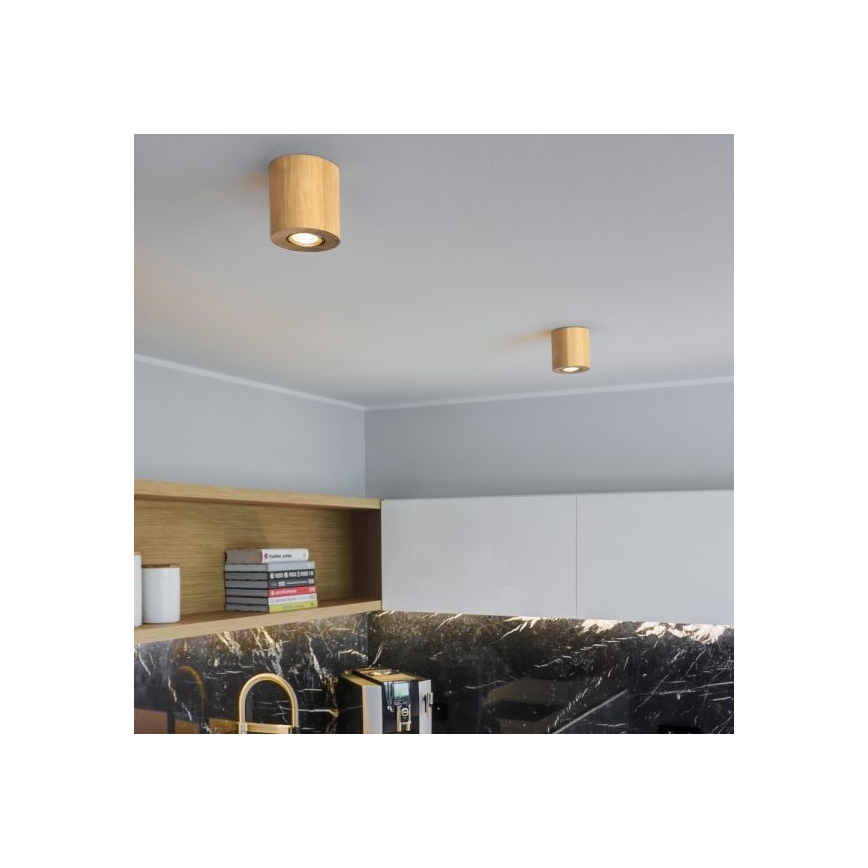 Deckenleuchte WOODDREAM 1xGU10/6W/230V Eiche