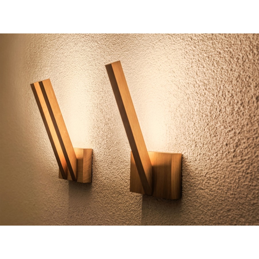 LED-Wandbeleuchtung LINUS LED/3W/230V Eiche – FSC-zertifiziert