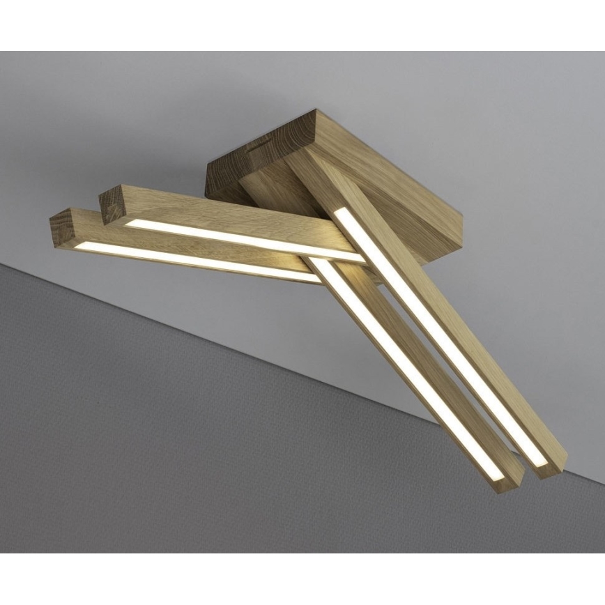 LED-Anbauleuchte LINUS 4xLED/4,5W/230V matte Eiche