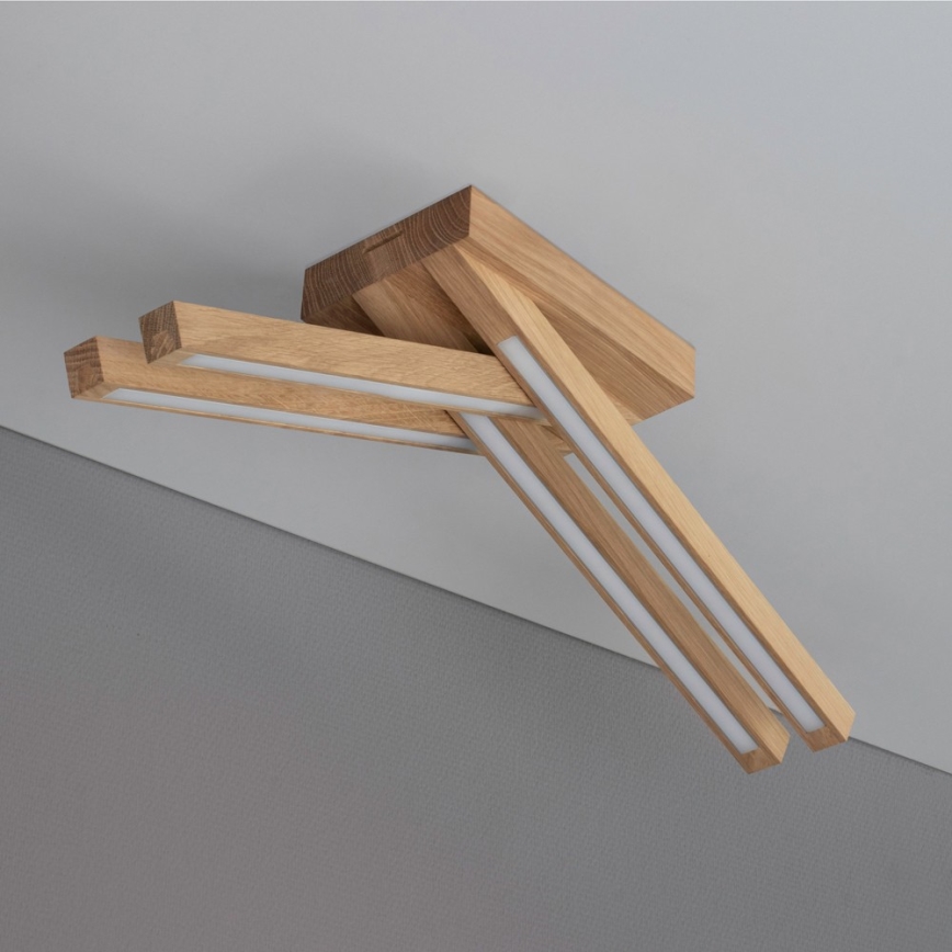 LED-Aufbauleuchte LINUS 4xLED/4,5W/230V matt Eiche