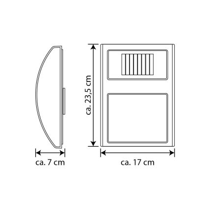 LED-Solar-Hausnummer LED/3x0,1W/2,4V IP44 – FSC-zertifiziert