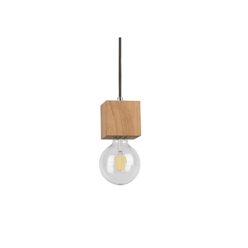 Hängeleuchte an Schnur TRONGO 1xE27/60W/230V – FSC-zertifiziert