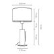 Tischlampe PINO 1xE27/40W/230V Kiefer – FSC-zertifiziert