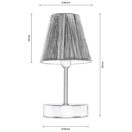 Tischleuchte MILA 1xE14/25W/230V Birke