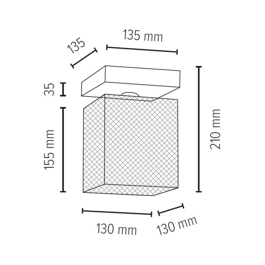 Deckenleuchte NORMAN WOOD 1xE27/25W/230V matt Eiche