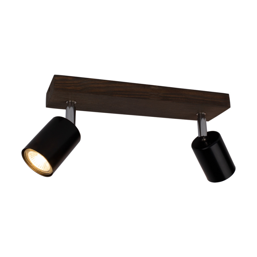 Decken-Einbauleuchte MANARA 2xGU10/5W/230V Kiefer