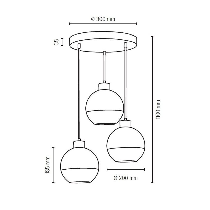 Ersatzglas LINEA d 20 cm