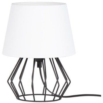 Spot-Light - Tischlampe MANGOO 1xE27/40W/230V weiß/schwarz