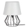 Spot-Light - Tischleuchte MANGOO 1xE27/40W/230V grau/schwarz