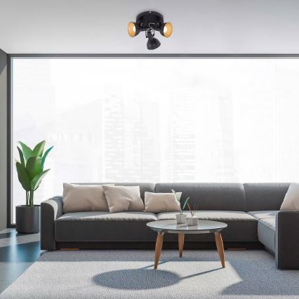 Spotleuchte 3xE14/40W/230V schwarz