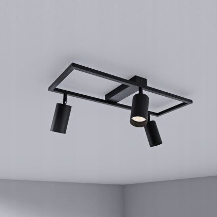 Spotleuchte 3xGU10/30W/230V schwarz