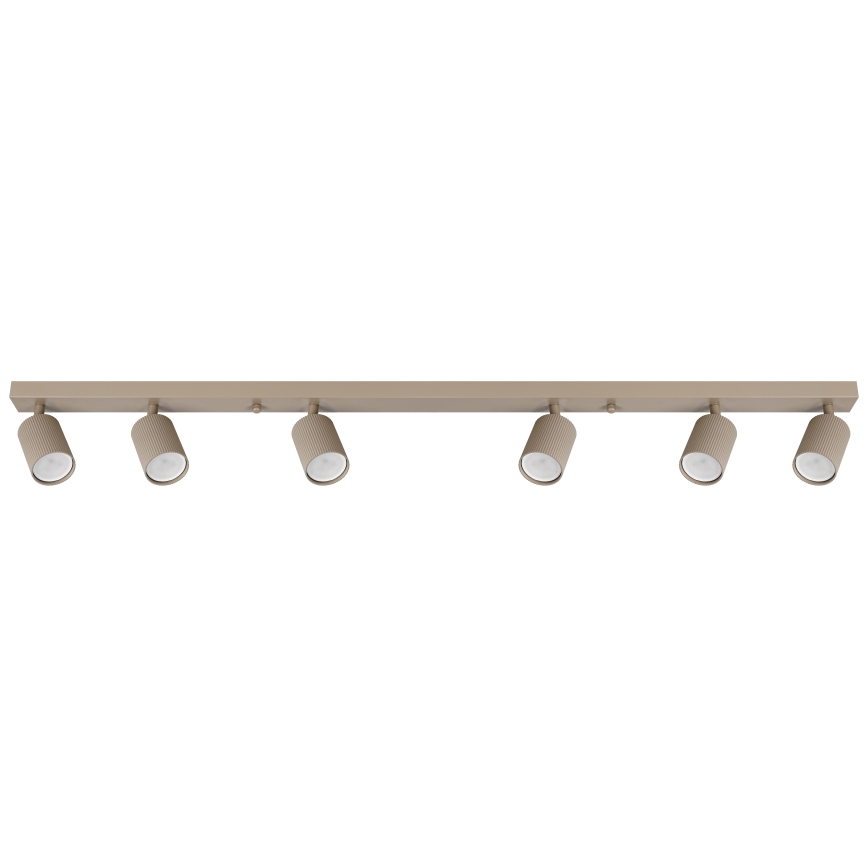 Spotleuchte 6xGU10/35W/230V beige
