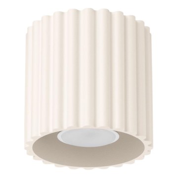 Spotleuchte AURA 1xGU10/10W/230V 10 cm cremefarben