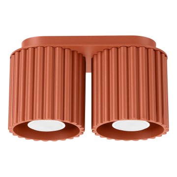 Spotleuchte AURA 2xGU10/10W/230V orange