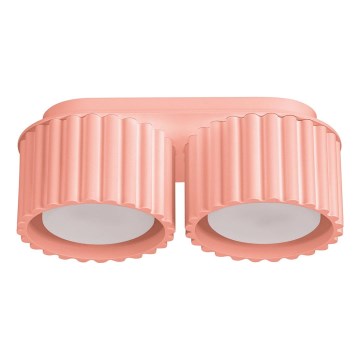 Spotleuchte AURA 2xGX53/10W/230V rosa