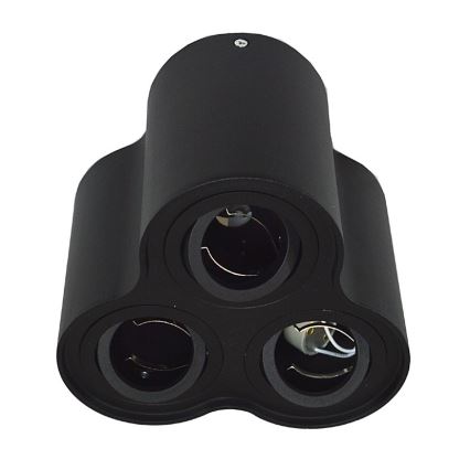 Spotleuchte BAROCO 3xGU10/30W/230V schwarz