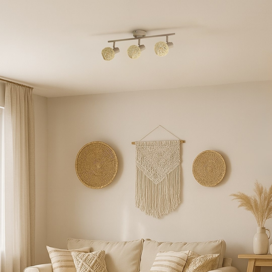 Spotleuchte DEX 3xE14/10W/230V beige/cremefarben