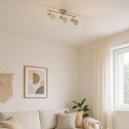 Spotleuchte DEX 3xE14/10W/230V beige/cremefarben