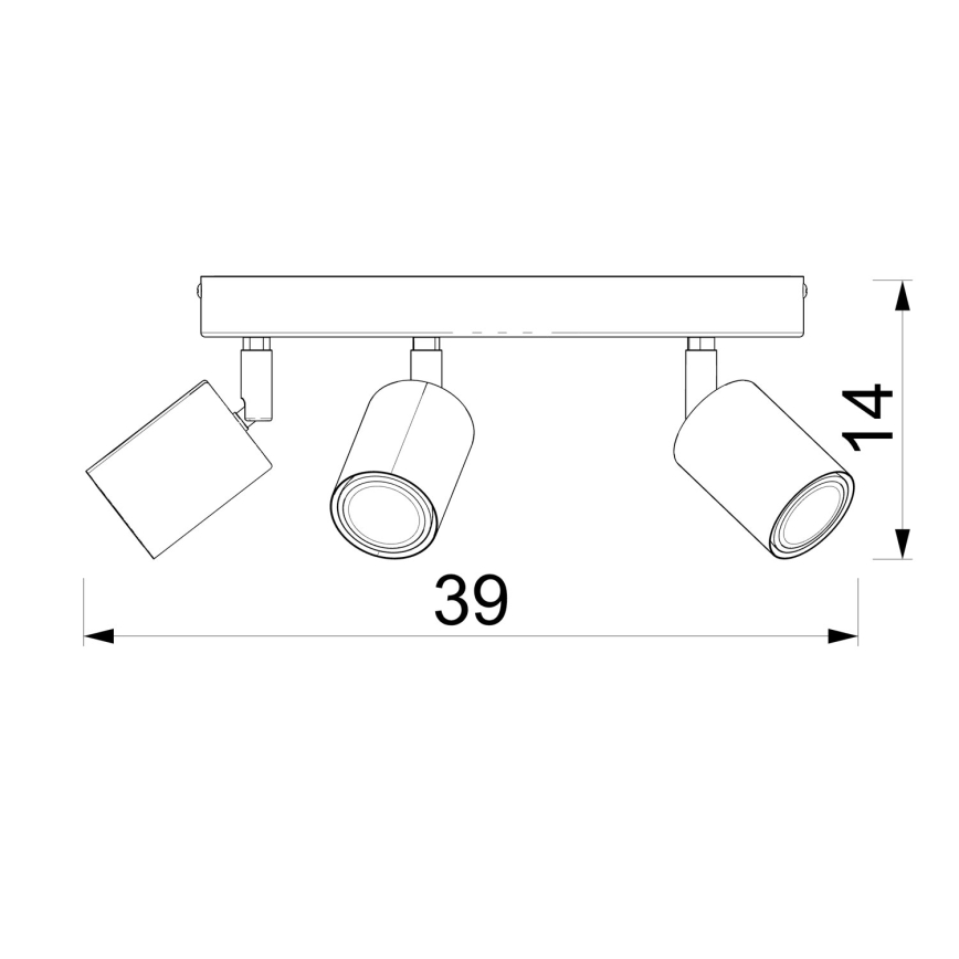 Spotleuchte FUN 5xGU10/8W/230V rosa