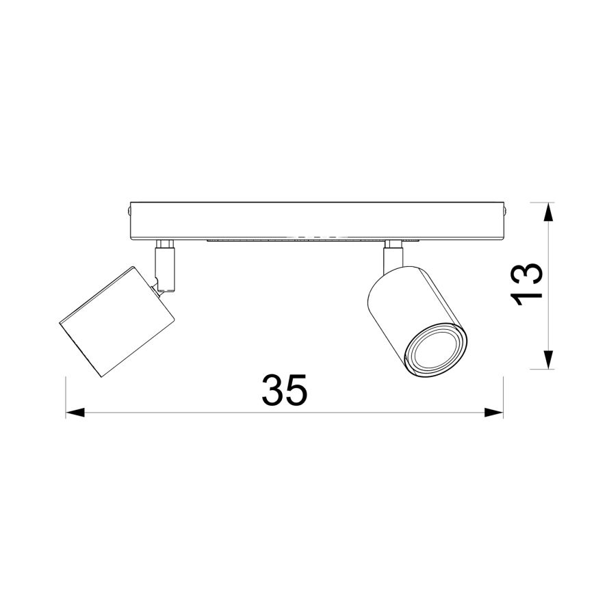 Spotleuchte für Kinder FUN 3xGU10/8W/230V blau / kleiner Bär