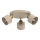 Spotleuchte PARKLA 3xE27/15W/230V Beige/Gold