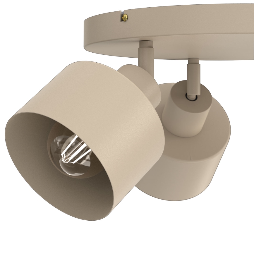 Spotleuchte PARKLA 3xE27/15W/230V beige