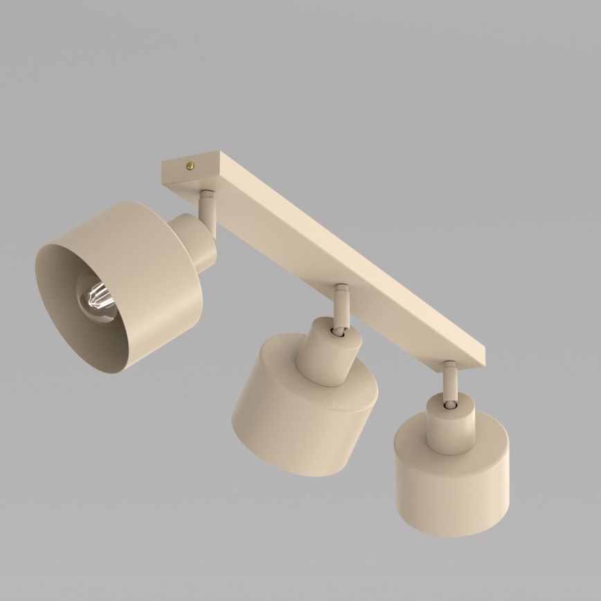 Spotleuchte PARKLA 3xE27/15W/230V beige
