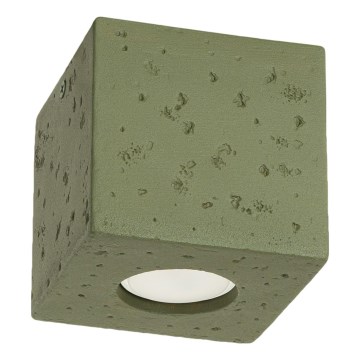 Spotleuchte QUAD 1xGU10/10W/230V Beton/Grün