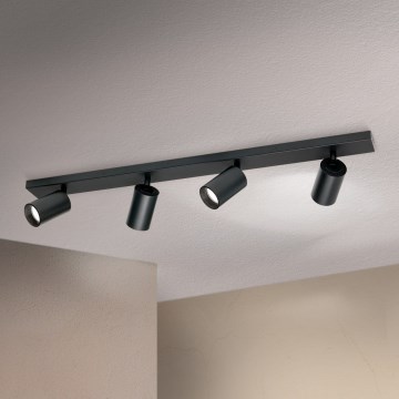 Spotleuchte SEAN 4xGU10/13W/230V schwarz